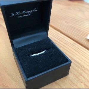 Diamond Ring 14k White Gold Band Macy’s